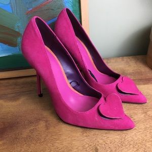 New Zara Cutout Heart Valentine Heels 36